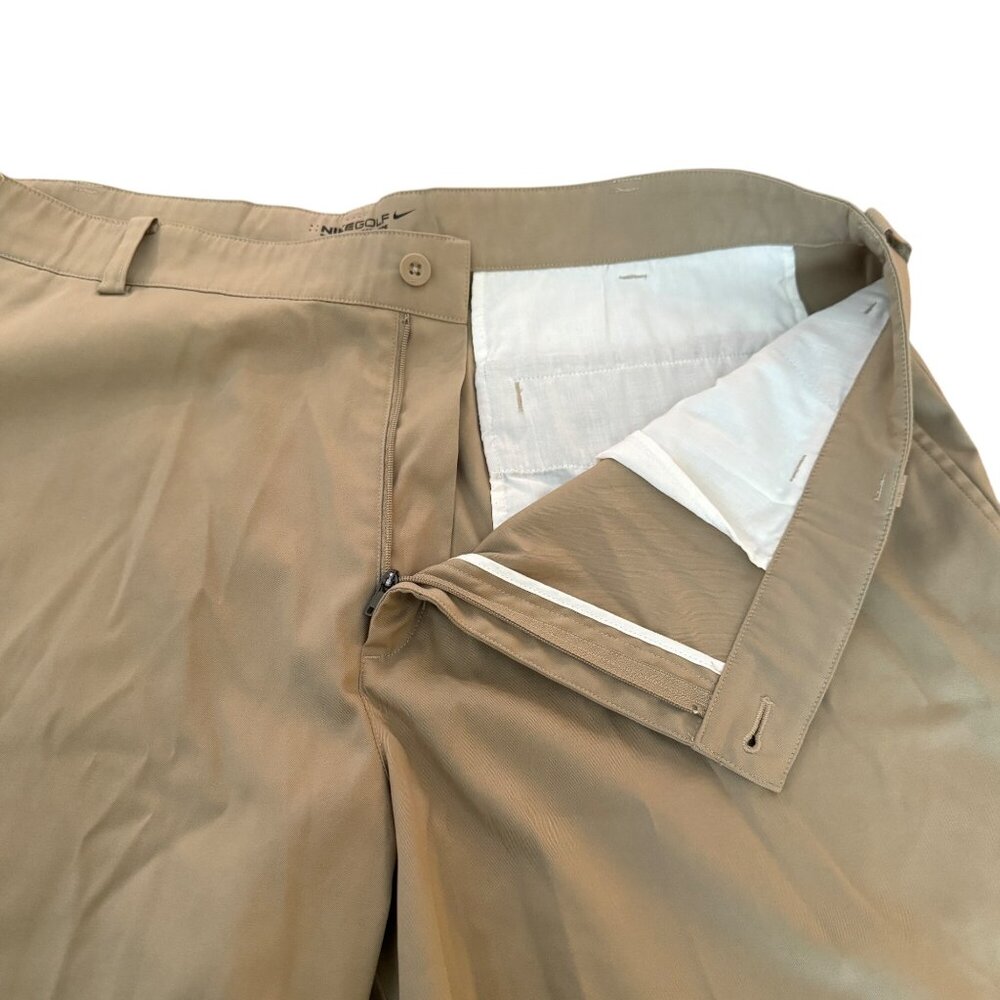 Nike Golf Men's Dri-Fit Tour Performance Shorts Tan Size 38 - Picture 3 of 8